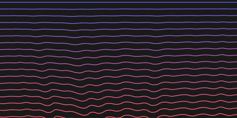 Poster - Vector abstract background with dynamic waves and lines.