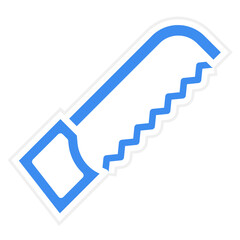 Sticker - Vector Design Hacksaw Icon Style