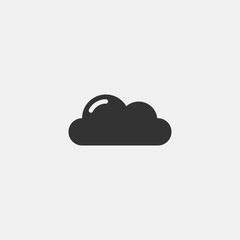 Sticker - Cloud vector icon illustration sign