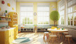 © View Stock - AI generates illustrations kindergarten classroom