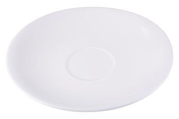 Aufkleber - Empty blank white ceramic isolated on a transparent background.