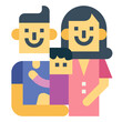 © smalllike - family flat icon style