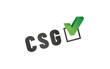 CSG - contribution sociale généralisée