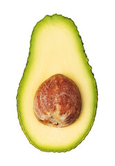 Wall Mural - avocado on transparent background. png file