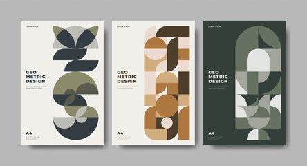 A set of cover background template.
