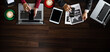 © Nuttapong punna - Top view of business Group of Multiethnic Busy People meeting with other in modern office with laptop computer, smartphone, tablet, coffee and document on table.