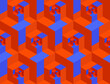 Hexagon seamless texture. Hexagon seamless pattern. Hexagon3d