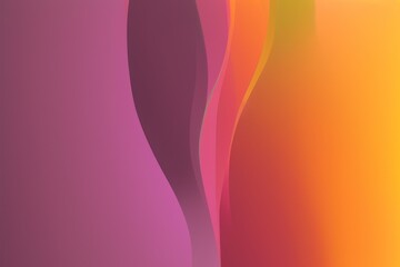 Wall Mural - creative abstract modern wavy background orange and pink backdrop, illustration