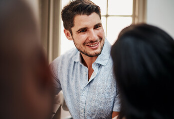 Poster - The colleague everyone wants to work with. a group of businesspeople having a meeting in a modern office.