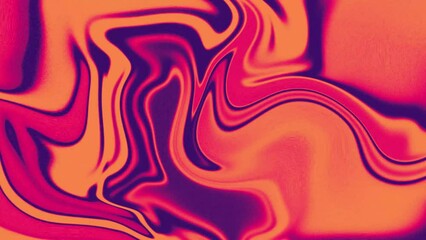 Wall Mural - Colorful abstract psychedelic neon liquid backdrop. Water ink or acrylic paint marbled iridescent vivid texture. Colorful panoramic liquid wave background. Abstract fluid swirl pattern.