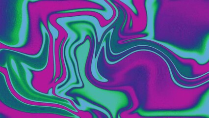 Wall Mural - Colorful abstract psychedelic neon liquid backdrop. Water ink or acrylic paint marbled iridescent vivid texture. Colorful panoramic liquid wave background. Abstract fluid swirl pattern.