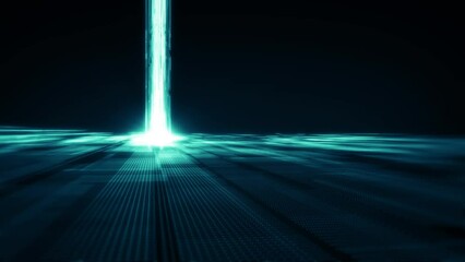Poster - abstract technology background. data flow, big data, technology background concept. abstract big dat