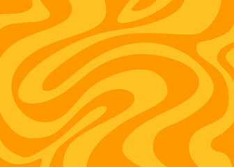Poster - minimalist background with cute wavy lines pattern
