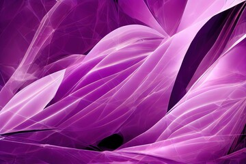 Poster - Floral background of purple color of abstract shape., created with generative ai