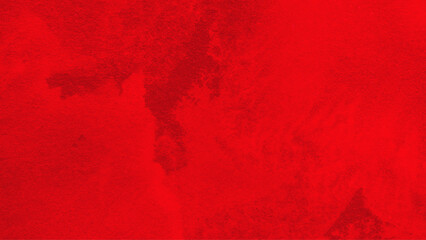 Fototapete - Watercolor red background painting. Watercolour old deep maroon color backdrop. Stains on paper texture.