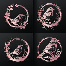Luxury Logo Design Bird Collection