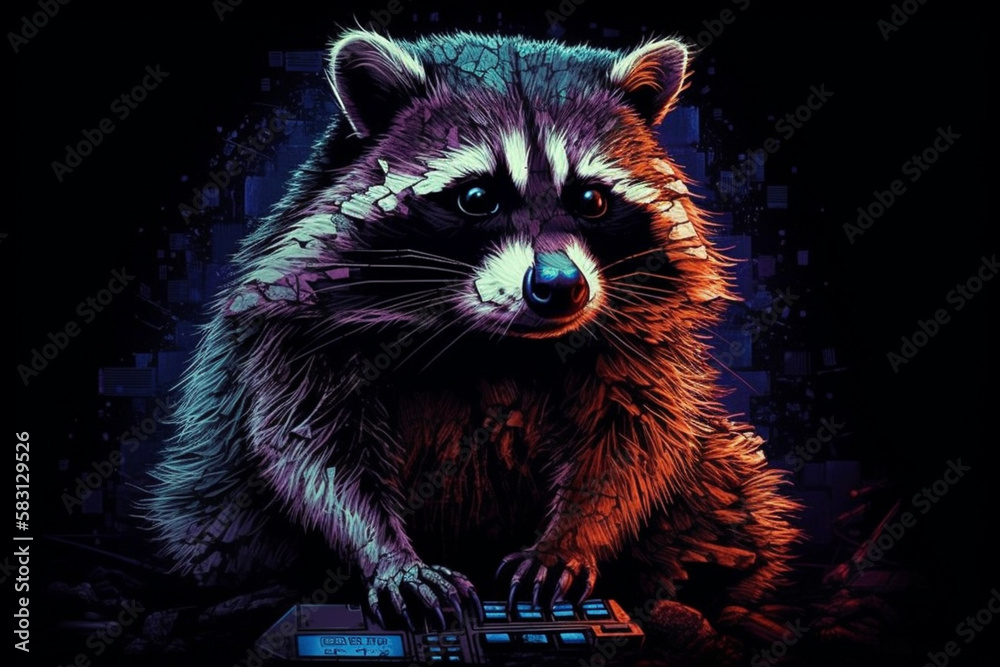 Retro computer graphics and pixel art featuring iconic characters such ...