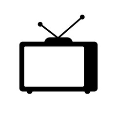 Poster - Old TV icon. Retro TV. Vector.