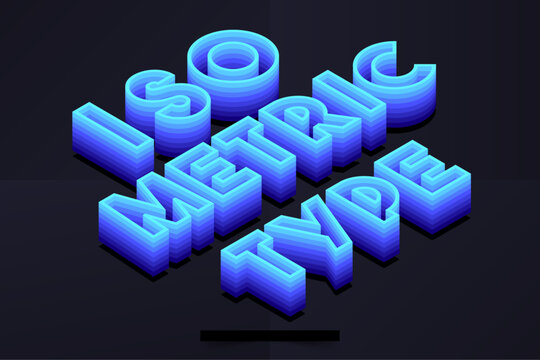 Isometric Text Effect Generator