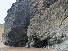 Cliffs And Rocks At The Tennessee Valley Cove, California