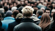 © PaulShlykov - Crowd of people walking street