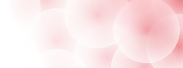Fototapete - abstract circles and squares white on gradient background