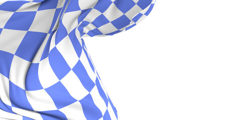 Wall Mural - bavaria flag oktoberfest blue and white