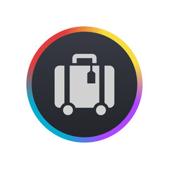 Wall Mural - Luggage - Pictogram (icon) 