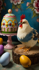  Easter, holiday, happy easter, chicken, eggs, coloring eggs, flowers, animals, happy