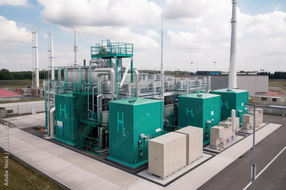 Green Hydrogen renewable energy production facility - green hydrogen ...