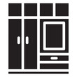cupboard glyph icon