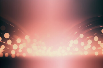 Poster - Defocused city night filtered bokeh abstract background, Generative AI	