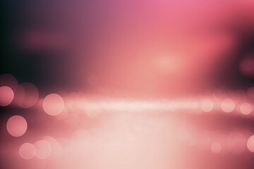 Poster - Defocused city night filtered bokeh abstract background, Generative AI	