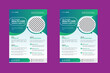 © graphicchoice - Modern and Corporate healthcare cover a4 template design.