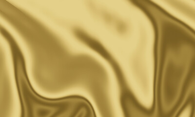 Wall Mural - 3D abstract gold background. Golden wave texture.