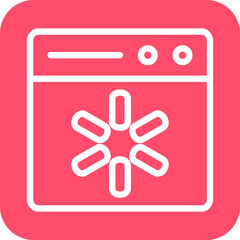 Poster - Vector Design Web Loading Icon Style