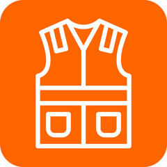 Poster - Vector Design Labour Vest Icon Style