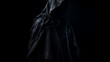 black cloak in the dark (Ai generative art)