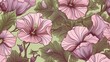 Floral pattern. Flower seamless background. Flourish ornamental garden Generative AI