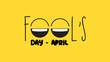 © ngupakarti - April fools day banner poster celebrated on april 1st, isolated on white background