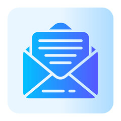 Wall Mural - gmail gradient icon