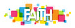 © Web Buttons Inc - FAITH colorful vector typography banner