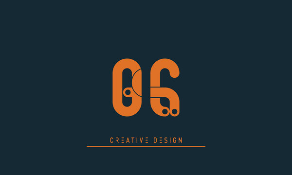 Alphabet letters Initials Monogram logo GC , CG