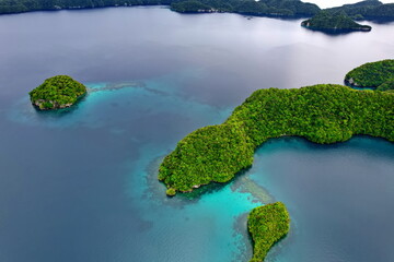 Canvas Print - Rock island paradise in Palau