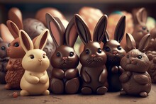 Chocolate Easter Bunnies, Generative Ai