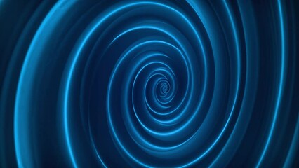 Poster - Metallic silk water spiral. Concentric optical Illusion. Abstract point digital wave of particles. The whirlpool. Liquid vortex. Seamless loop. Motion background animation. 4K