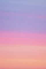 Wall Mural - beautiful backdrop of sunset sky of pink orange lilac violet magenta colors. colorful smooth dawn sk