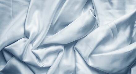 Poster - Close up of Satin Textured Fabric
