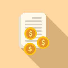 Poster - seo process icon flat vector. business digital. finance group