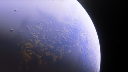 planets and galaxy, science fiction wallpaper. beauty of deep space. billions of galaxy in the unive